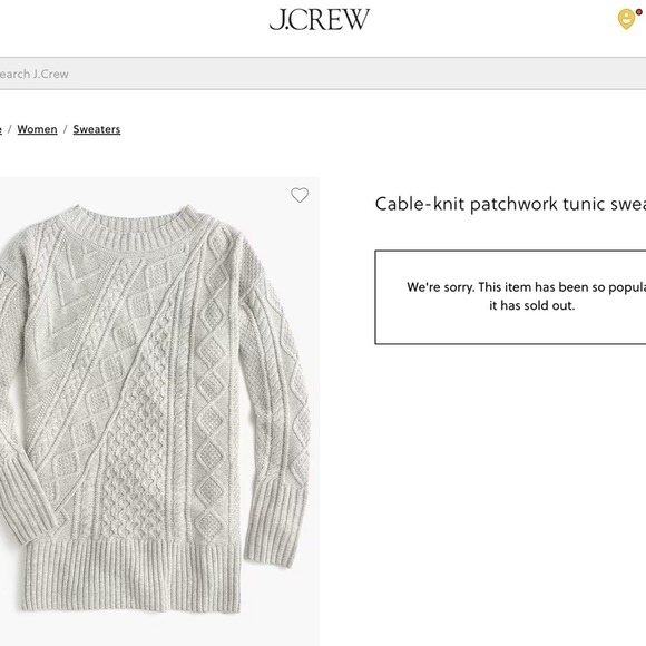 J. Crew Sweaters - J.Crew patchwork sweater size large new with tags